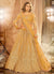 Yellow Golden Embroidered Wedding Lehenga Choli