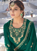 Green Golden Gharara Palazzo Suit In usa