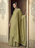 Indian Dresses - Light Green Sharara Suit