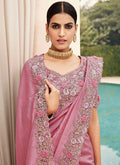 Soft Pink Silk Saree In usa uk canada
