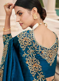 Blue Silk Saree In usa uk canada