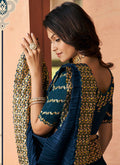 Royal Blue Party Wear Indian Silk Saree In uk