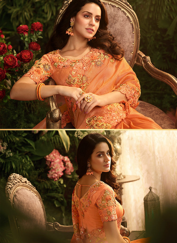Designer Saree With Blouse