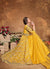 Yellow Golden Anarkali Suit In usa