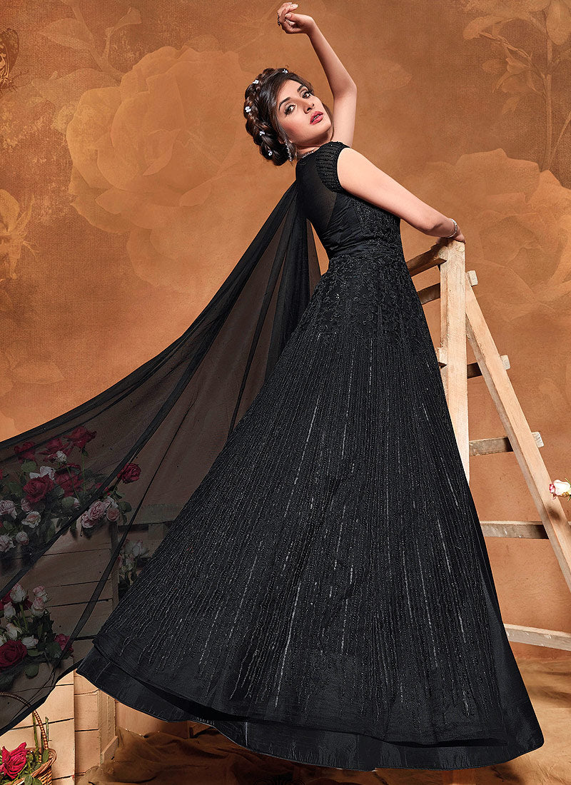 Black Anarkali Suit In usa uk canada