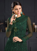 Deep Green Indian Designer Anarkali