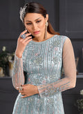 Ice Blue  Indian Designer Anarkali