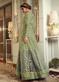 Green And Gold Anarkali Gown In usa uk canada