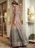 Pink And Gold Anarkali Gown In usa uk canada