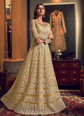 Yellow Designer Anarkali Suit