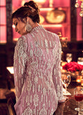 Indian Suits - Dusky Pink Palazzo Suit