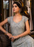 Light Grey Anarkali Pant Suit In usa