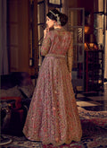 Rich Pink Jacket Style Anarkali Pant Suit In usa uk canada