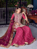 Deep Pink Lucknowi Sharara Palazzo Suit