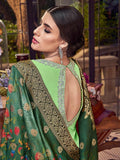 Light Green Lucknowi Sharara Palazzo Suit