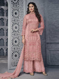 Light Pink Ethnic Pakistani Palazzo Suit