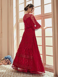 Red Rouge Embroidered Designer Lehenga Online