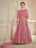 Pink Hues Designer Anarkali Gown Online
