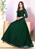 Indian Suits - Green Anarkali Suit In usa