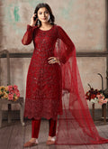 Red Pant Style Suit