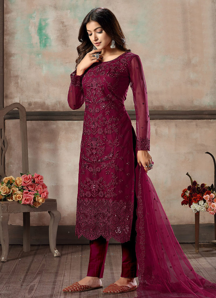 Hot Pink Pant Style Suit In usa uk canada