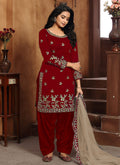 Red Punjabi Suit In usa uk canada