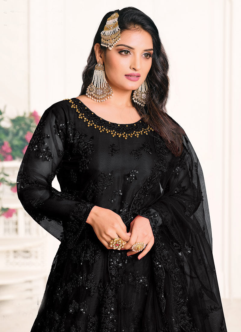 Black Anarkali Suit In usa uk canada