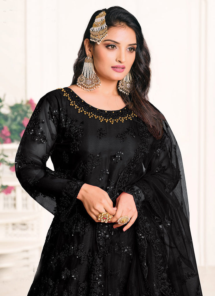 Black Anarkali Suit In usa uk canada