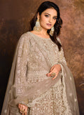 Light Brown Anarkali Suit In usa