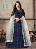 Blue Anarkali Suit