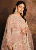 Light Peach Anarkali Suit In usa uk canada