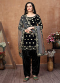 Black Patiala Punjabi Suit In usa uk canada