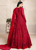 Red Anarkali Suit In usa uk canada