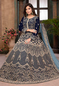 Navy Blue Anarkali Suit In usa uk canada