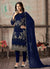 Navy Blue Designer Salwar Kameez