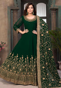 Green Anarkali Suit In usa uk canada