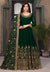 Green Embroidered Wedding Anarkali Suit