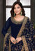 Navy Blue Wedding Anarkali Suit In usa