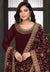 Maroon Anarkali Suit In usa