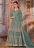 Sea Green Embroidered Wedding Anarkali Suit