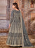 Deep Grey Wedding Anarkali Suit