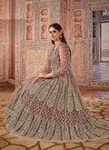 Rose Pink Anarkali Suit In Uk 