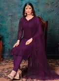 Purple Salwar Kameez In usa uk canada