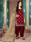 Red Punjabi Suit