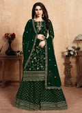 Green Designer Sharara Suit
