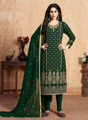 Green Designer Salwar Kameez