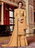 Yellow Golden Embroidered Georgette Sharara Suit