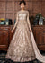 Rose Gold Embroidered Wedding Lehenga Suit