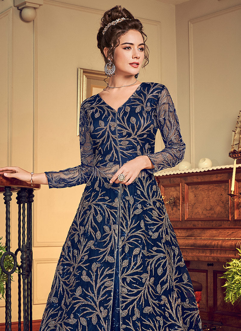 Slit Style Anarkali Lehenga Suit
