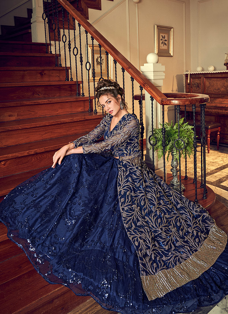 Slit Style Anarkali Lehenga Suit